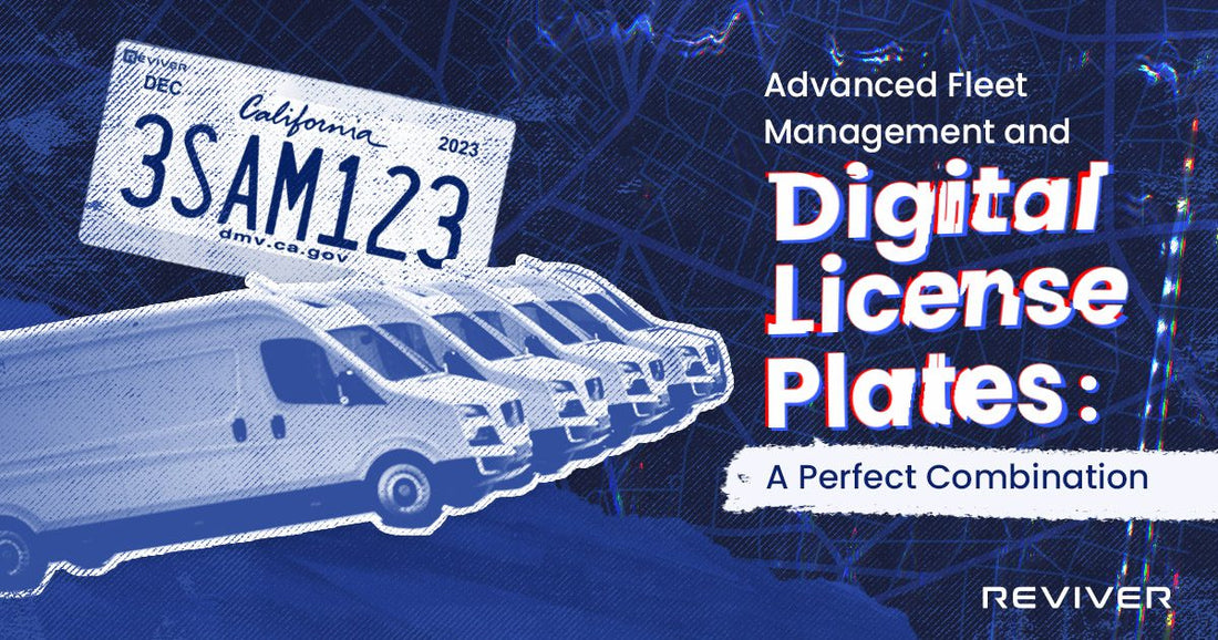 Advanced Fleet Management and Digital License Plates: A Perfect Combination