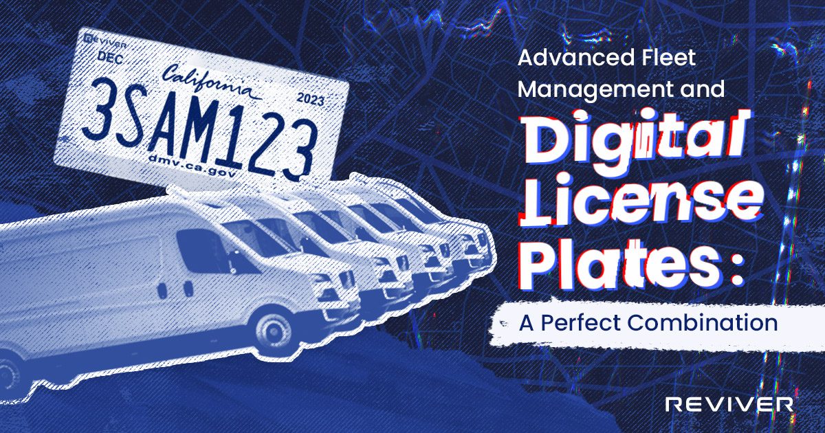 Advanced Fleet Management and Digital License Plates: A Perfect Combination