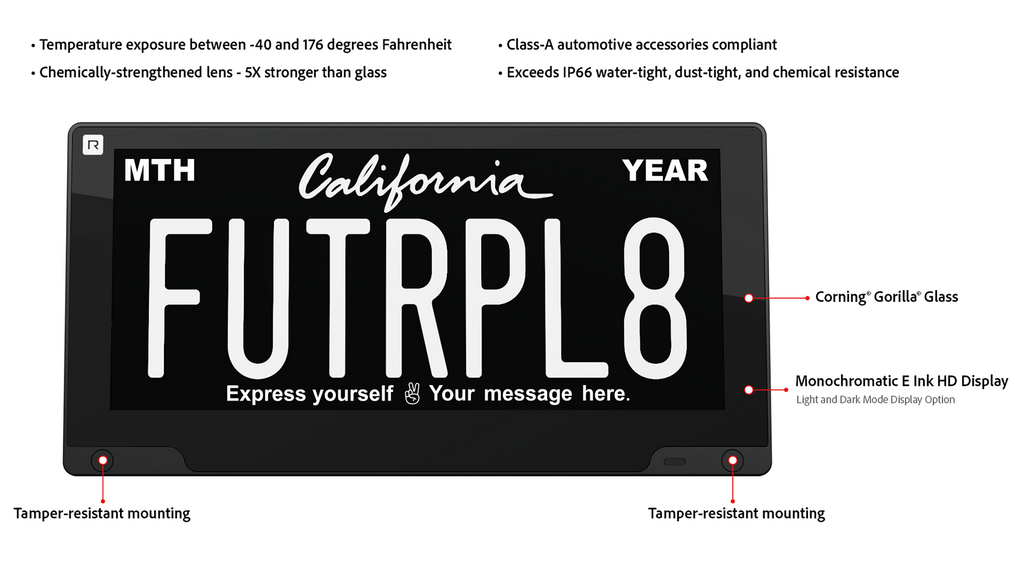 RPLATE® - Digital License Plate