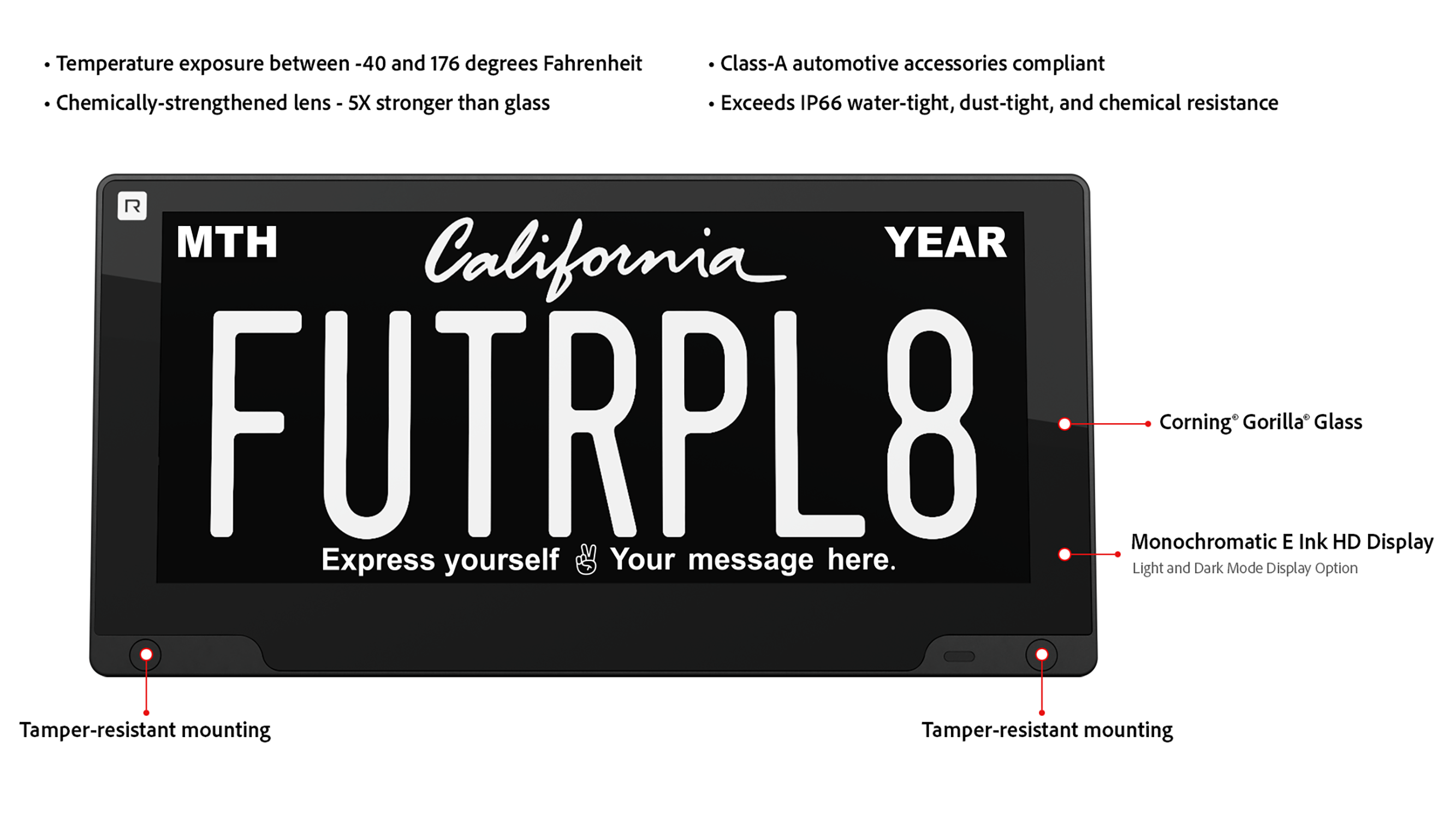 RPLATE® - Digital License Plate